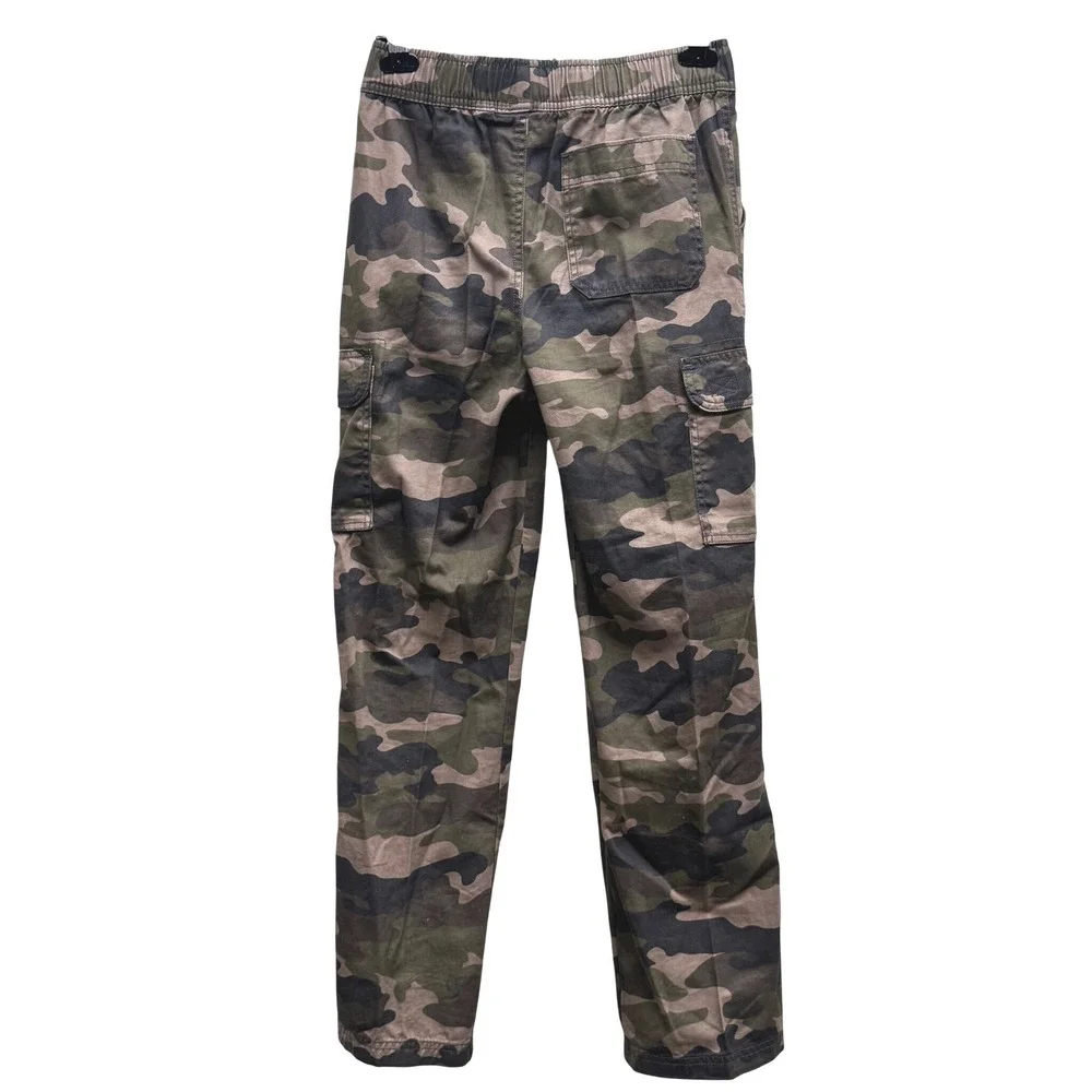 The Children's Place Pants Bundle Stretch Camo Cargo Tan Size 14 Boys Lot 3pk